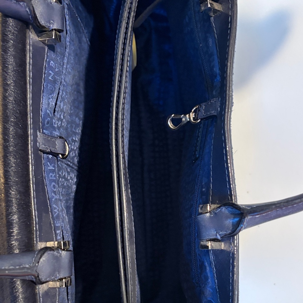 Kate Spade Suede Navy Blue Handbag - Picture 10 of 14